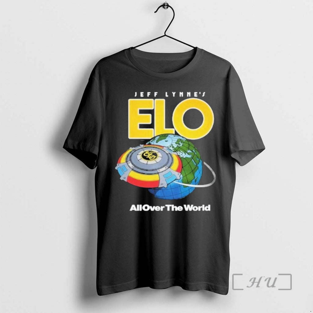 Officials Jeff Lynnes Elo All Over The World Shirt Hoodie Sweatshirt | PurePodTees.com