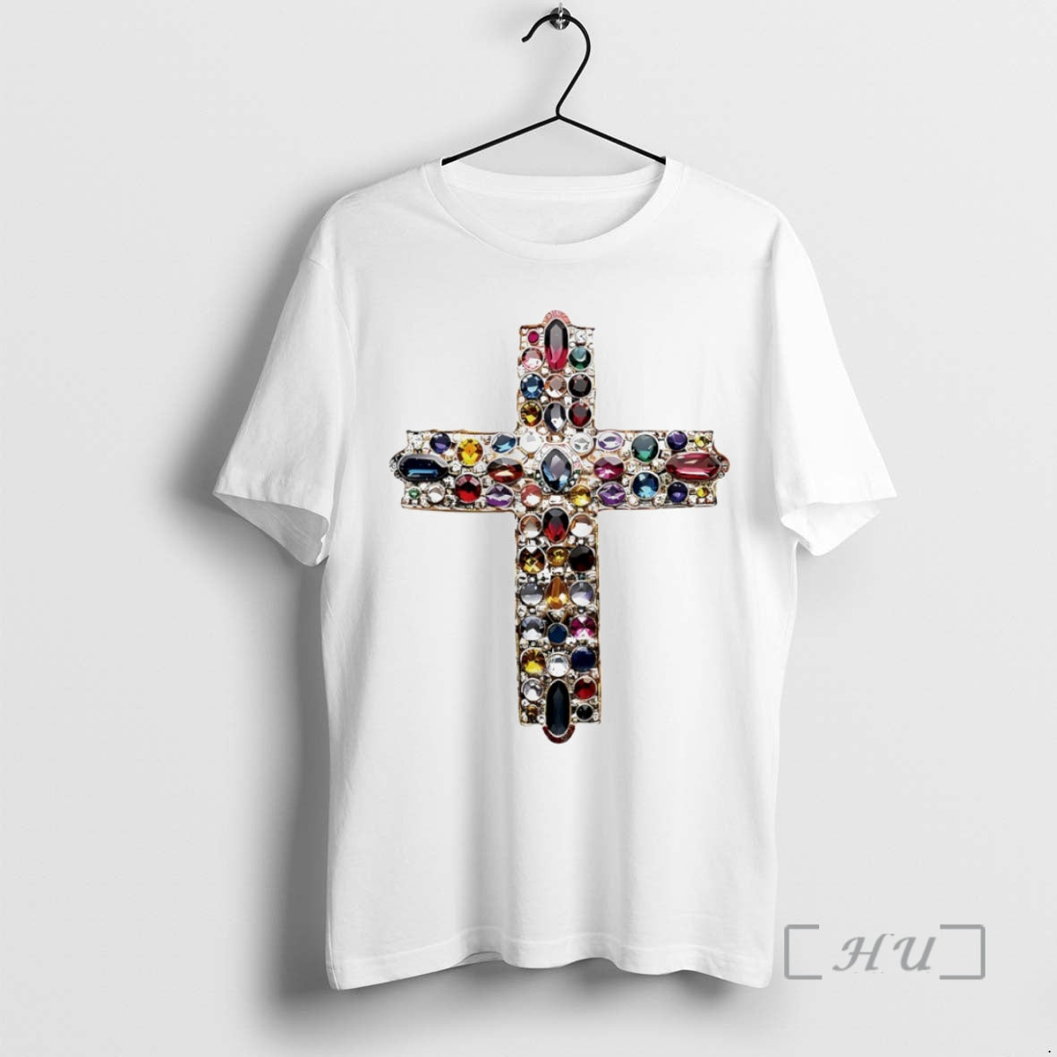 Officials Jewel Cross Graphic Circle Shirt Hoodie Sweatshirt | PurePodTees.com