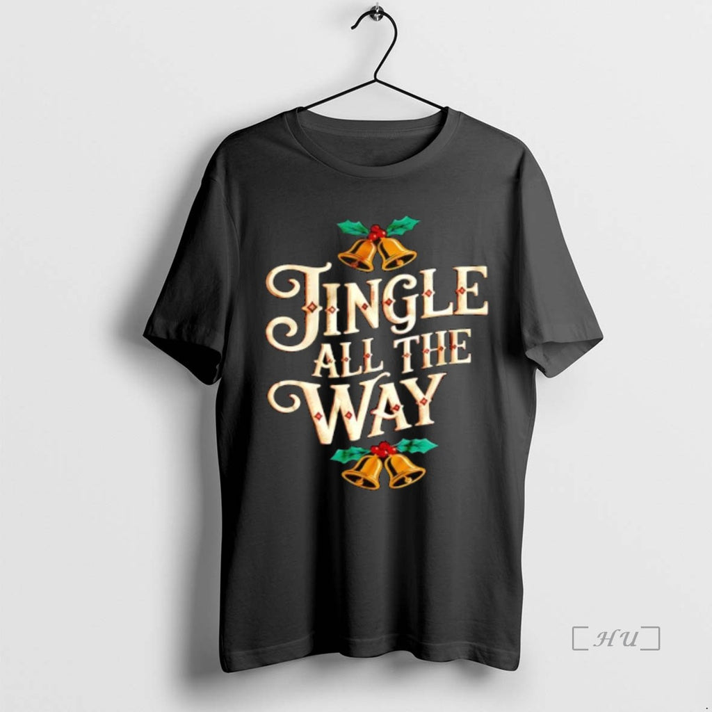 Officials Jingle All The Way Festive Bells Christmas Shirt Hoodie Sweatshirt | PurePodTees.com