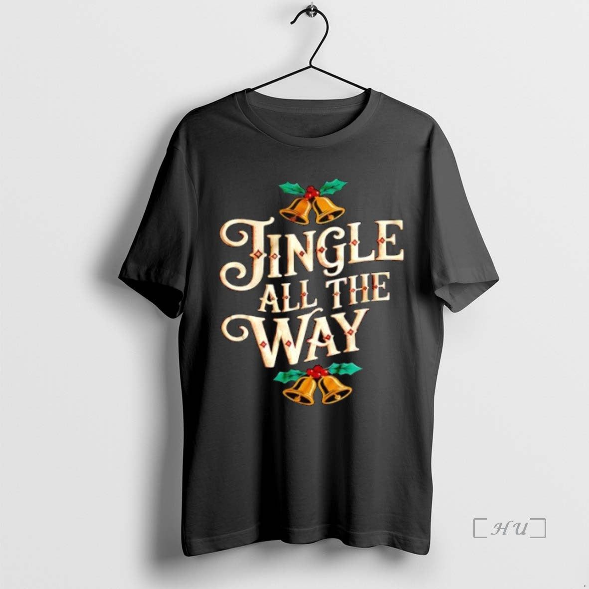 Officials Jingle All The Way Festive Bells Christmas Shirt Hoodie Sweatshirt | PurePodTees.com