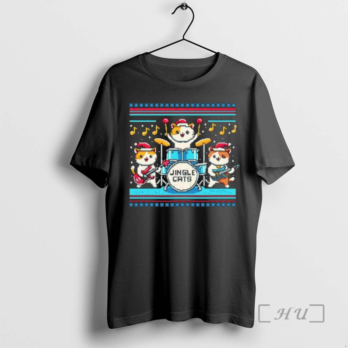 Officials Jingle Cats Band Merry Ugly Christmas Shirt Hoodie Sweatshirt | PurePodTees.com