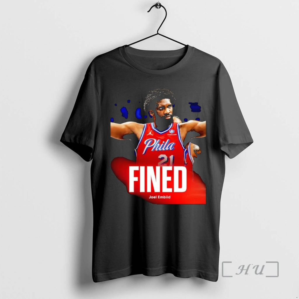 Officials Joel Embiid Fined Lewd Gesture Shirt Hoodie Sweatshirt | PurePodTees.com