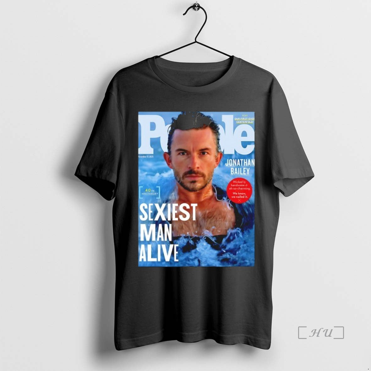 Officials Jonathan Bailey Peoples Sexiest Man Alive 2025 Shirt Hoodie Sweatshirt | PurePodTees.com