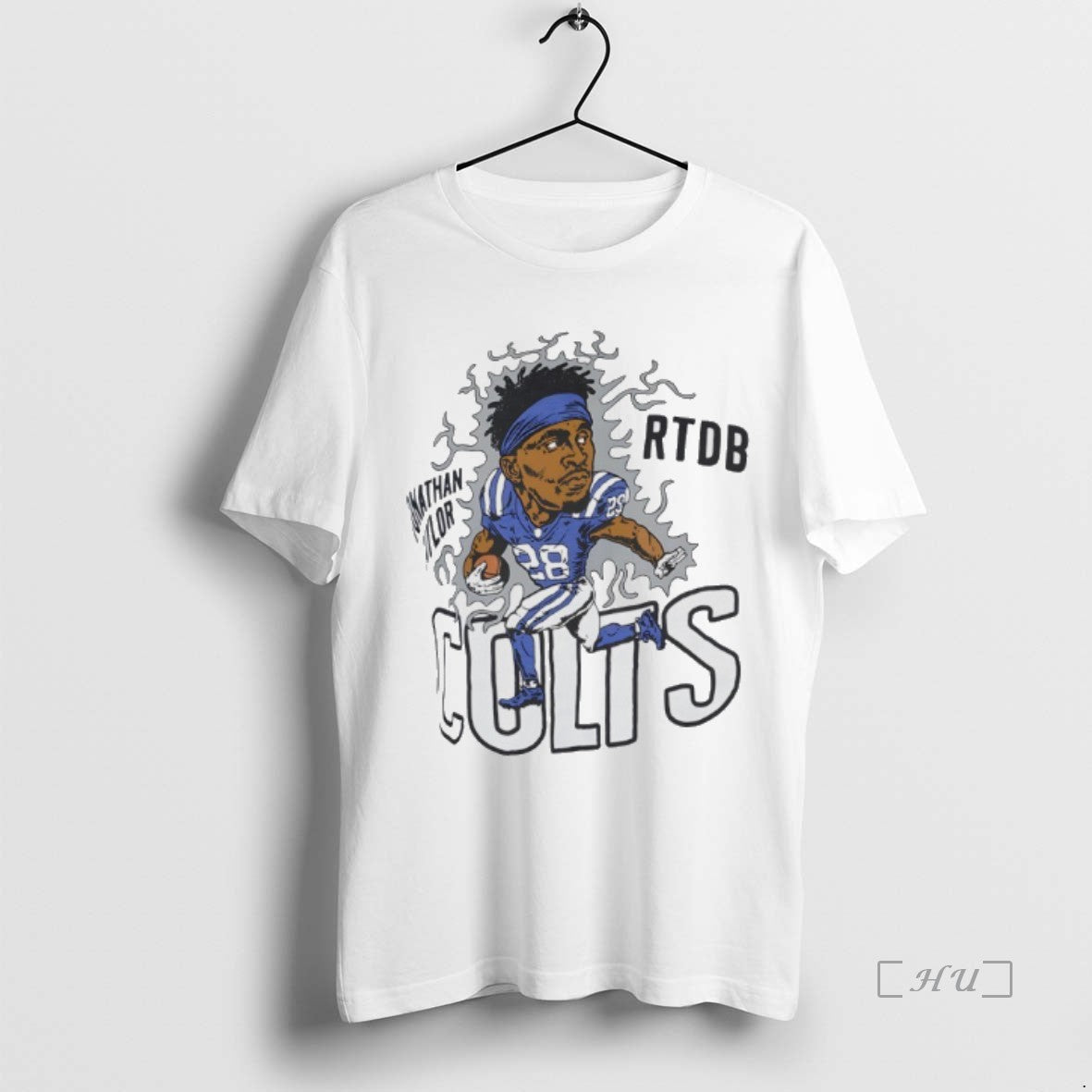 Officials Jonathan Taylor Rtdb Indianapolis Colts Player Caricature Shirt Hoodie Sweatshirt | PurePodTees.com
