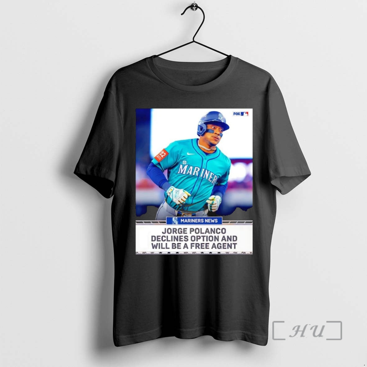 Officials Jorge Polanco Declines Option And Will Be A Free Agent Mariners Premium T Shirts Hoodie Sweatshirt