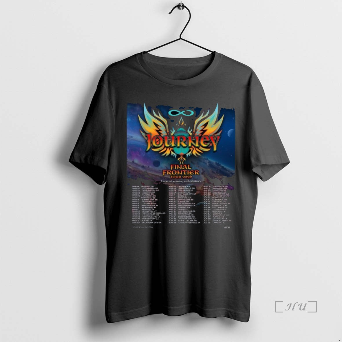 Officials Journey Final Frontier Tour 2026 Dates Shirt Hoodie Sweatshirt | PurePodTees.com