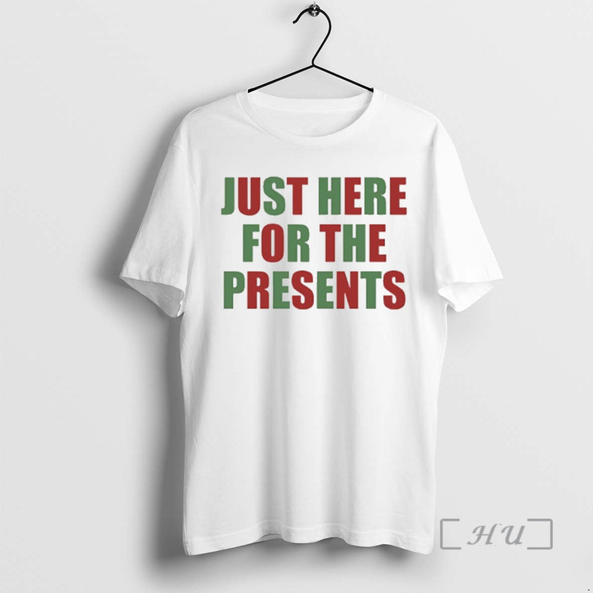 Officials Just Here For The Presents Shirt Hoodie Sweatshirt | PurePodTees.com