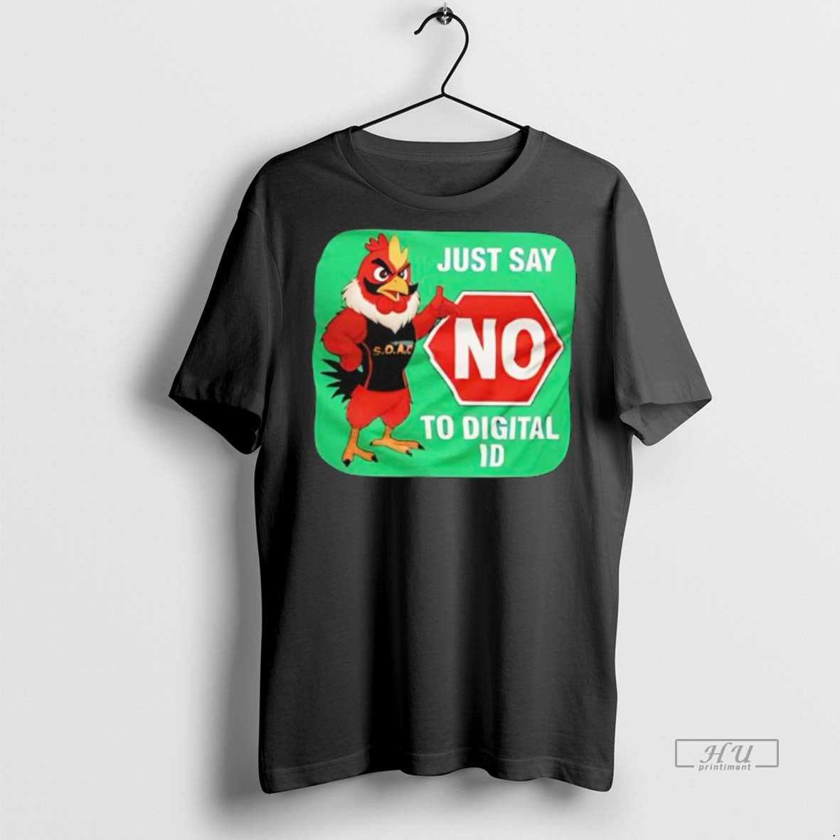 Officials Just Say No To Digital Id Red Rooster S O A Premium Shirt Hoodie Sweatshirt | PurePodTees.com