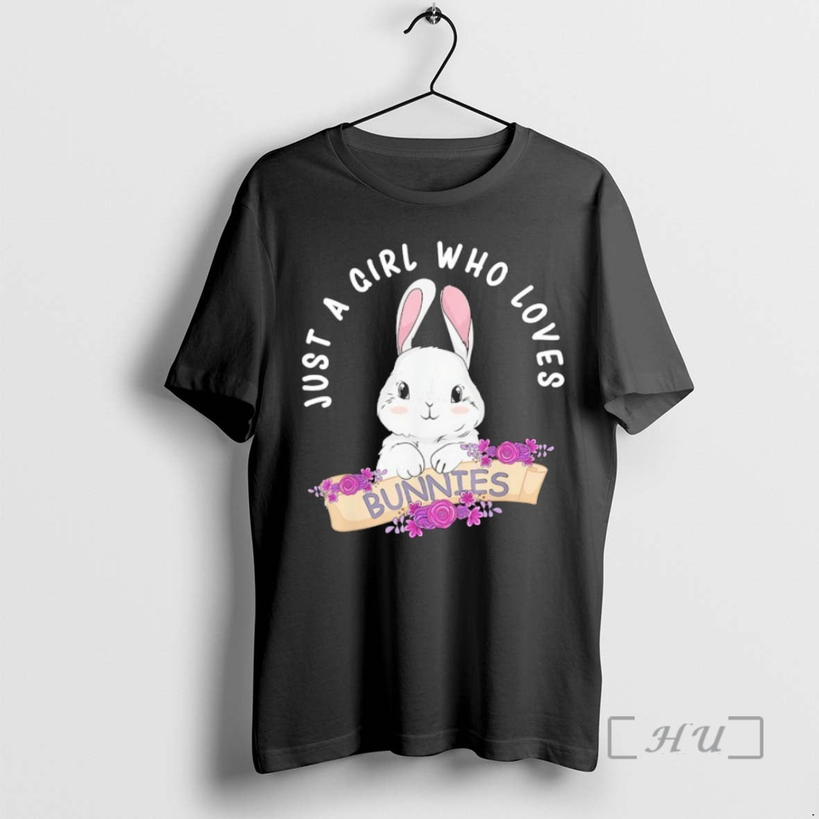 Officials Just A Girl Who Loves Bunnies Shirt Hoodie Sweatshirt | PurePodTees.com