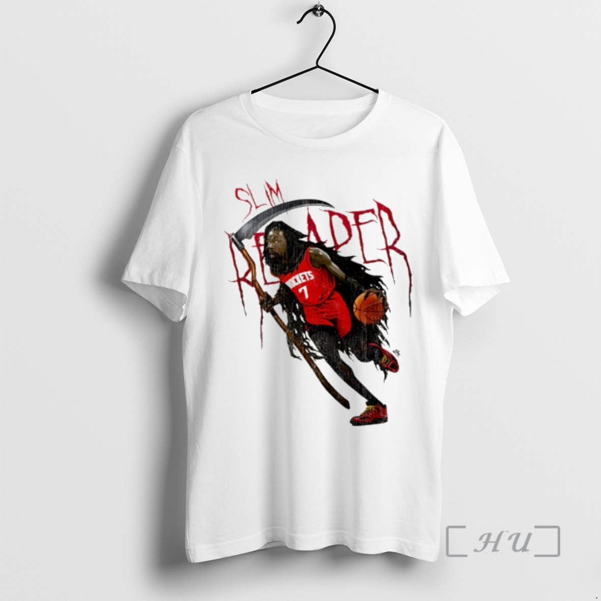 Officials Kd Slim Reaper Kevin Durant Houston Rockets Shirt Hoodie Sweatshirt | PurePodTees.com