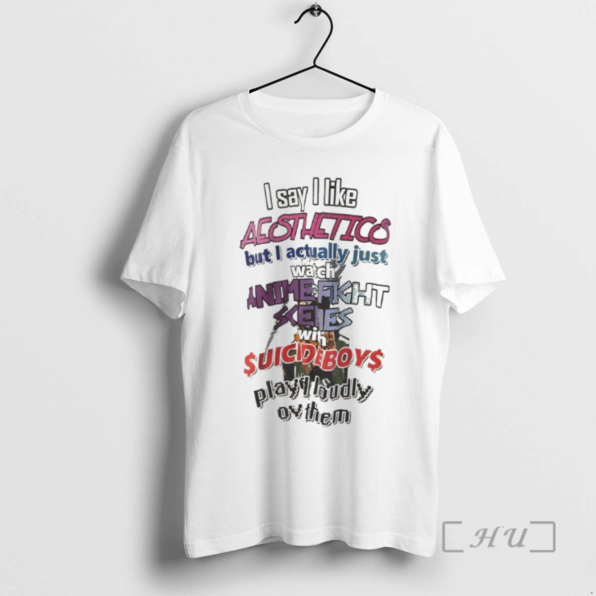 Officials Kakashi I Say I Like Aesthetico But I Actually Just Watch Anime Fight Premium Shirt Hoodie Sweatshirt