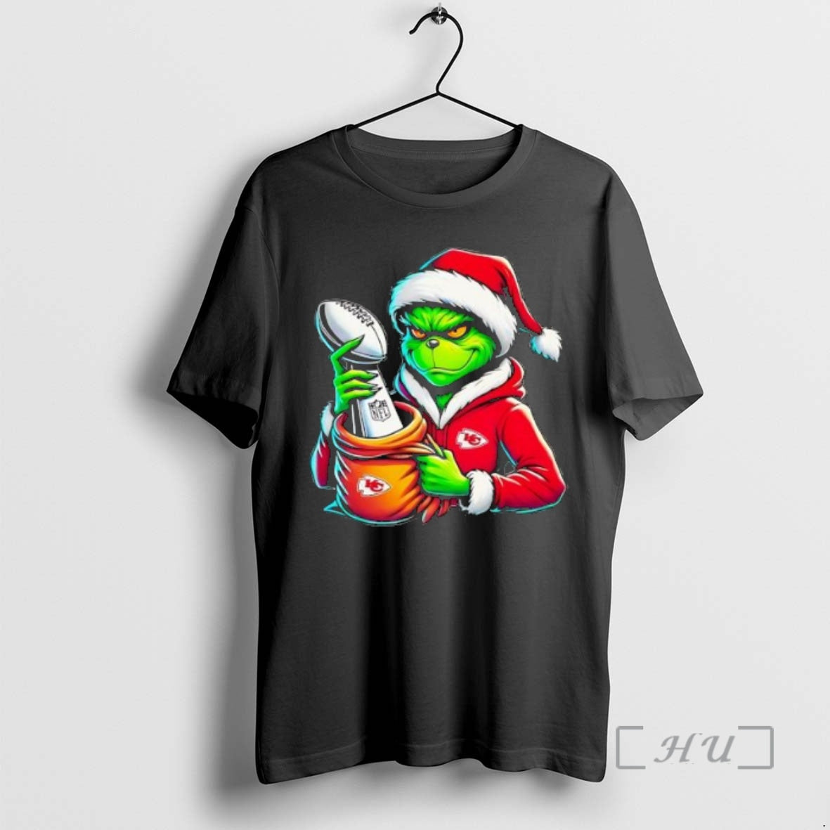 Officials Kansas City Chiefs Grinch Quality Wicking Christmas Holiday Shirt Hoodie Sweatshirt | PurePodTees.com