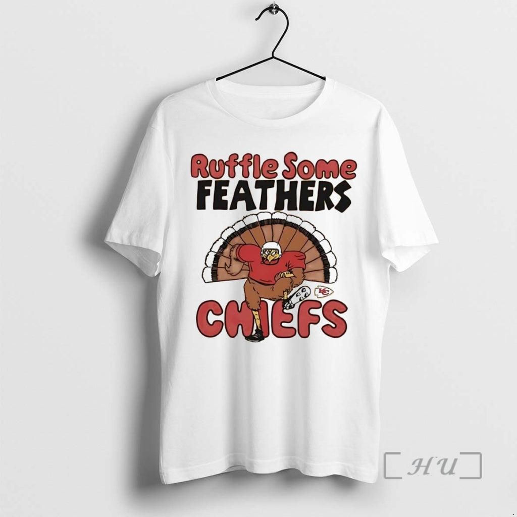 Officials Kansas City Chiefs Turkey Ruffle Some Feathers Shirt Hoodie Sweatshirt | PurePodTees.com