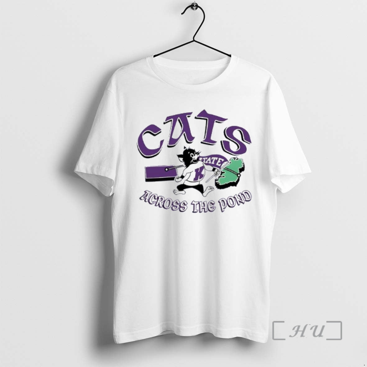 Officials Kansas State Wildcats Ireland Tour Mascot Shirt Hoodie Sweatshirt | PurePodTees.com