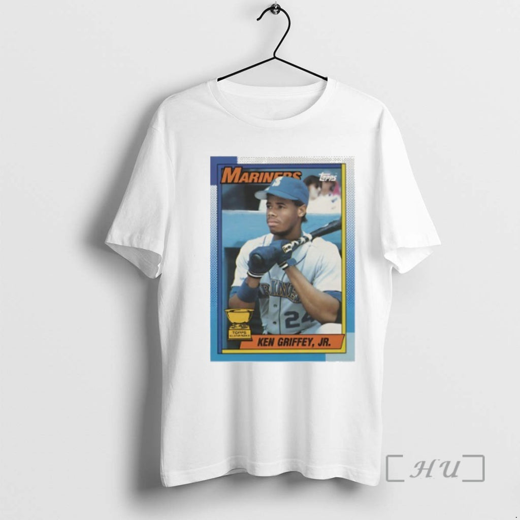 Officials Ken Griffey Jr Seattle Mariners Baseball Card Player Vintage T Shirt Sweater