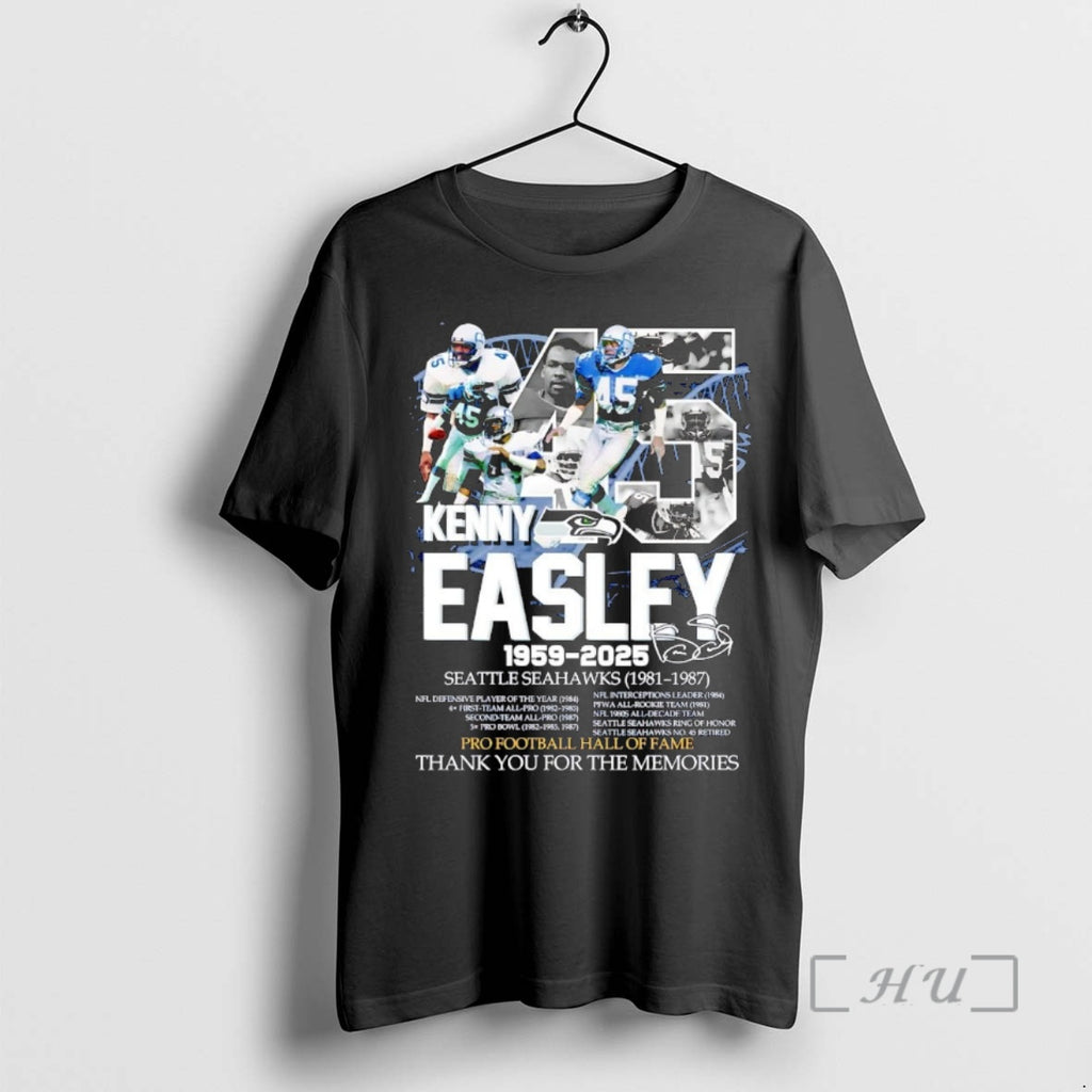 Officials Kenny Easley 1959 2025 Pro Football Hall Of Fame Shirt Hoodie Sweatshirt | PurePodTees.com