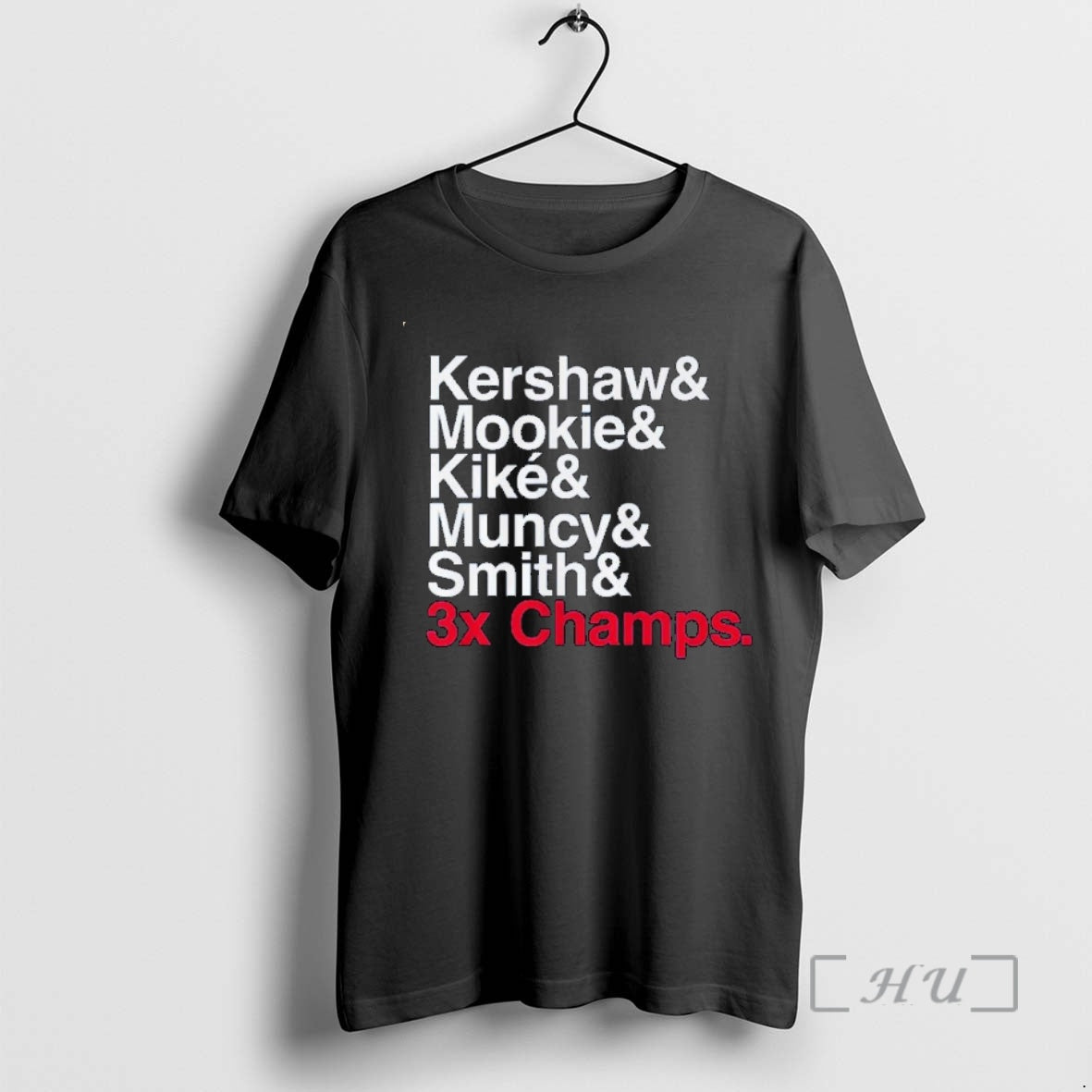 Officials Kershaw Mookie Kike Muncy Smith La Dodgers Mlb 3 Time Champs Ornaments Premium Shirt Hoodie Sweatshirt
