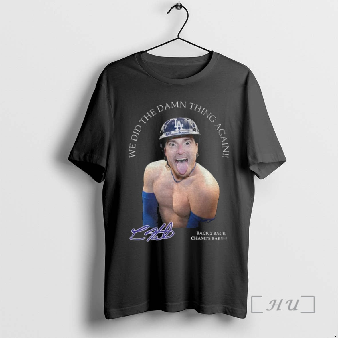 Officials Kike Hernandez Funny Meme We Did The Damn Thing Again Back 2 Back Champs Shirt Hoodie Sweatshirt | PurePodTees.com