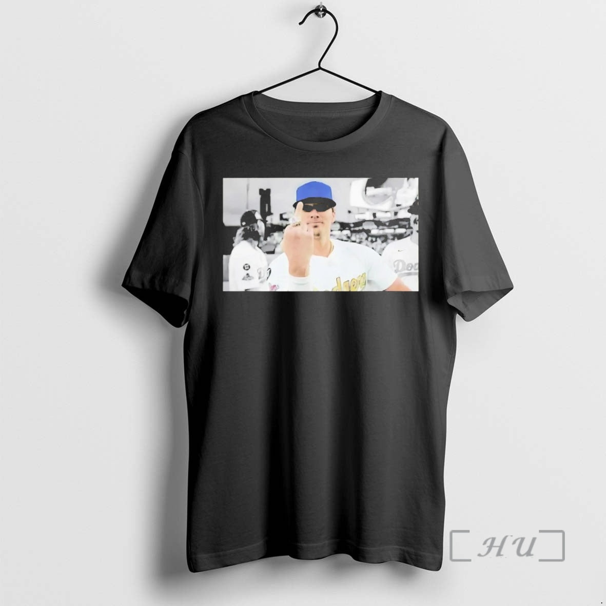 Officials Kike Hernandez Middle Finger World Champions Ring Shirt Hoodie Sweatshirt | PurePodTees.com