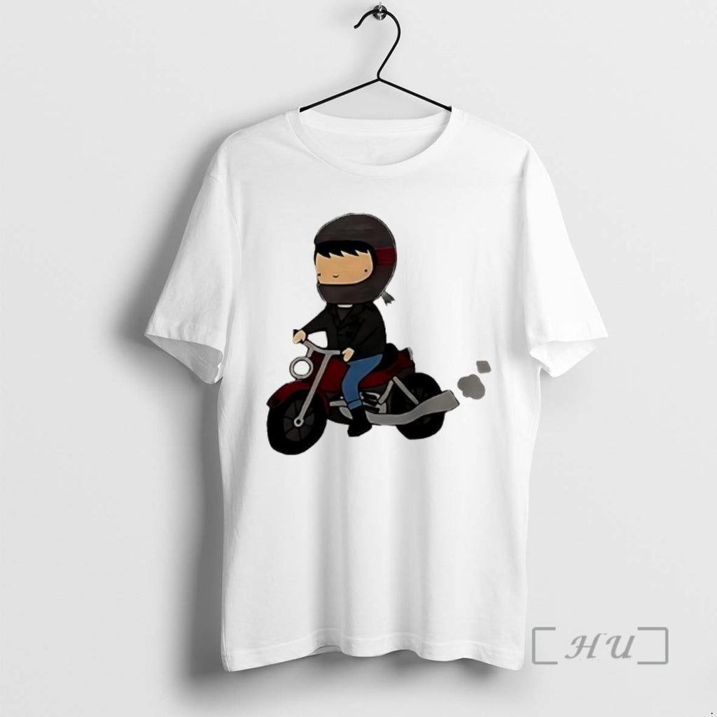 Officials Kims Convenience X Handpainted Motorcycle T Shirt Sweater