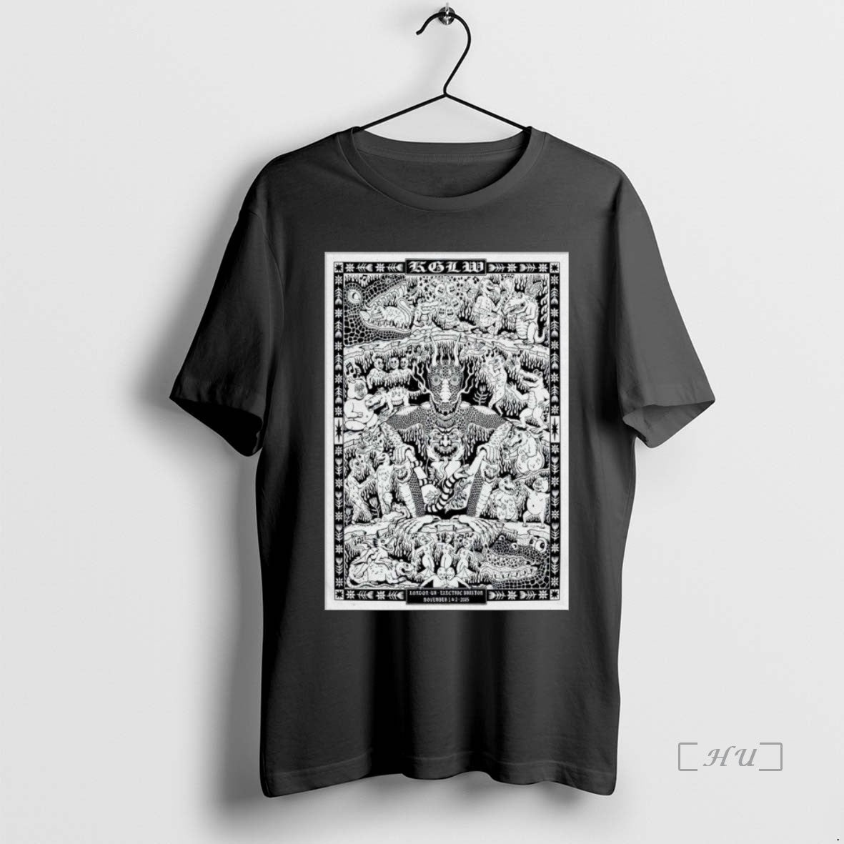 Officials King Gizzard And The Lizard Wizard November 1 2025 London Tour Shirt Hoodie Sweatshirt | PurePodTees.com