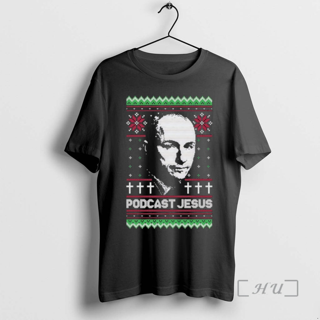 Officials Kirk Minihane Podcast Jesus Christmas Ugly Shirt Hoodie Sweatshirt | PurePodTees.com