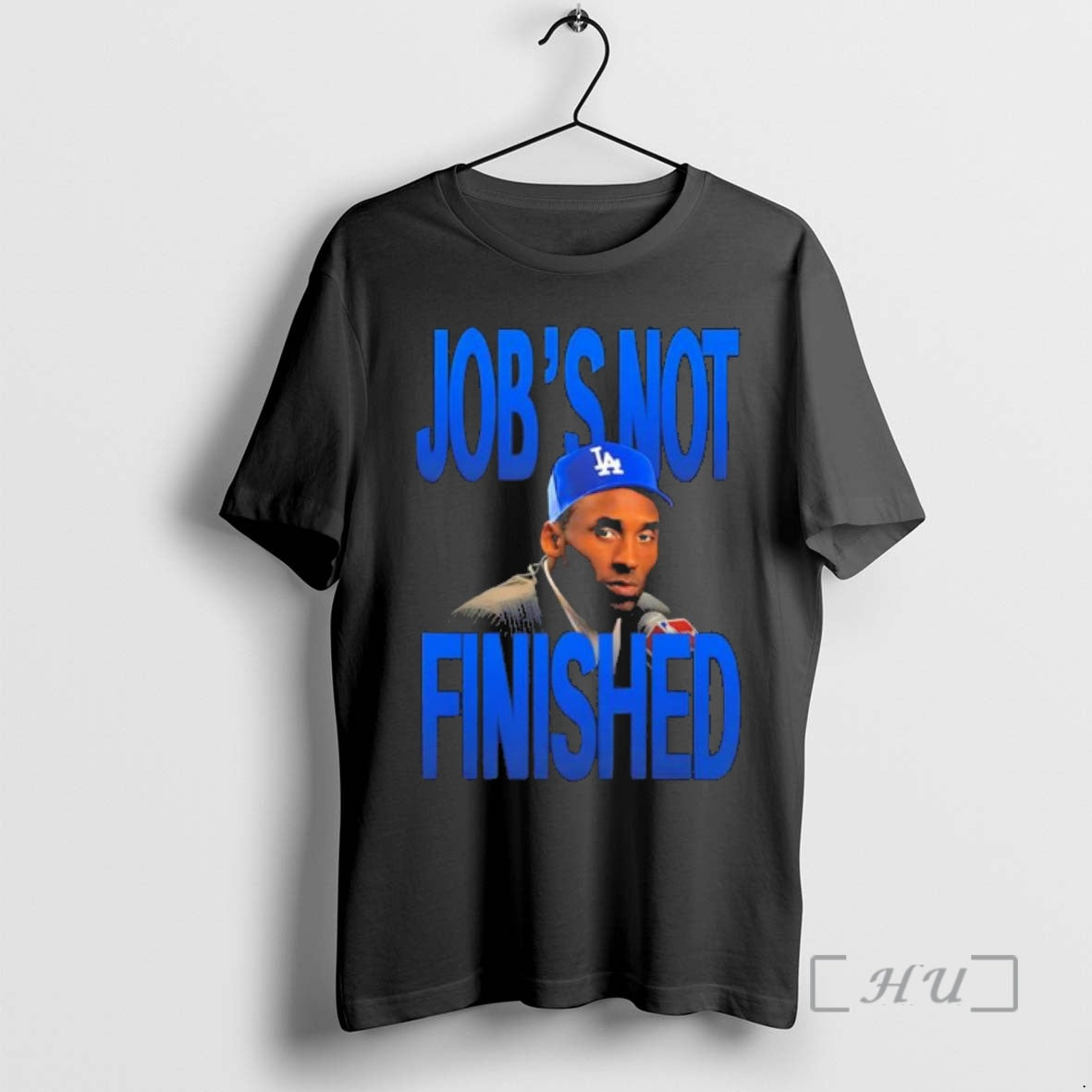 Officials Kobe Bryant La Dodgers Baseball Job Aint Finished Shirt Hoodie Sweatshirt | PurePodTees.com