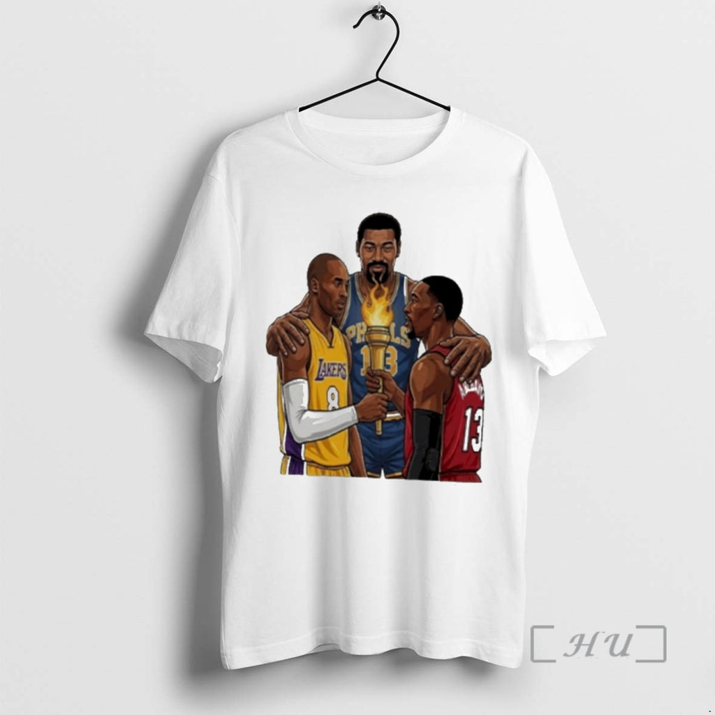 Officials Kobe Bryant Wilt Chamberlain Bam Adebayo Nba Basketball Cartoon
