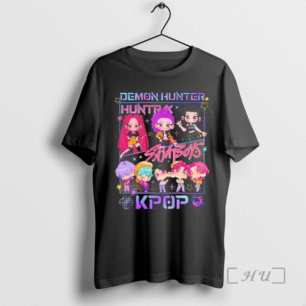 Officials Kpop Demon Hunters Huntrix Jinu Manga Shirt Hoodie Sweatshirt | PurePodTees.com