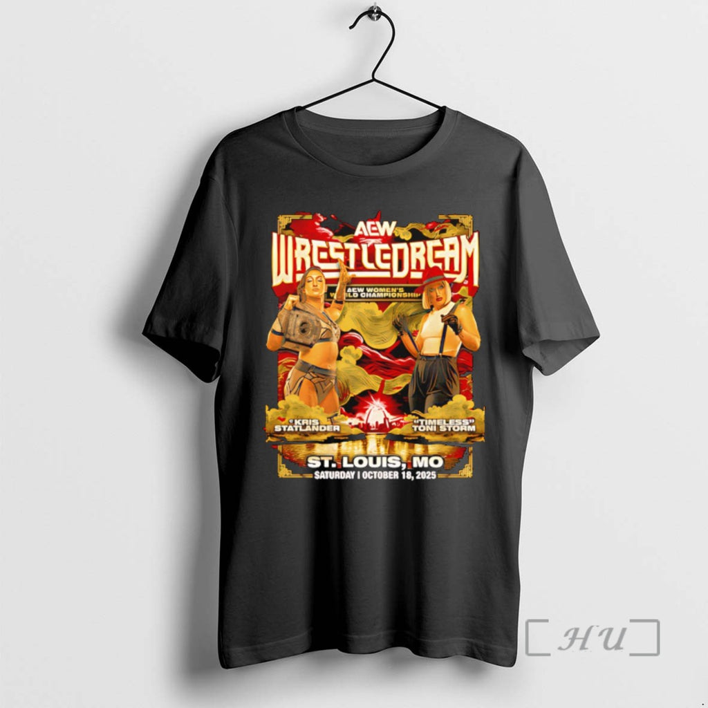 Officials Kris Statlander Vs Toni Storm Aew Wrestledream 2025 Matchup T Shirt Sweater