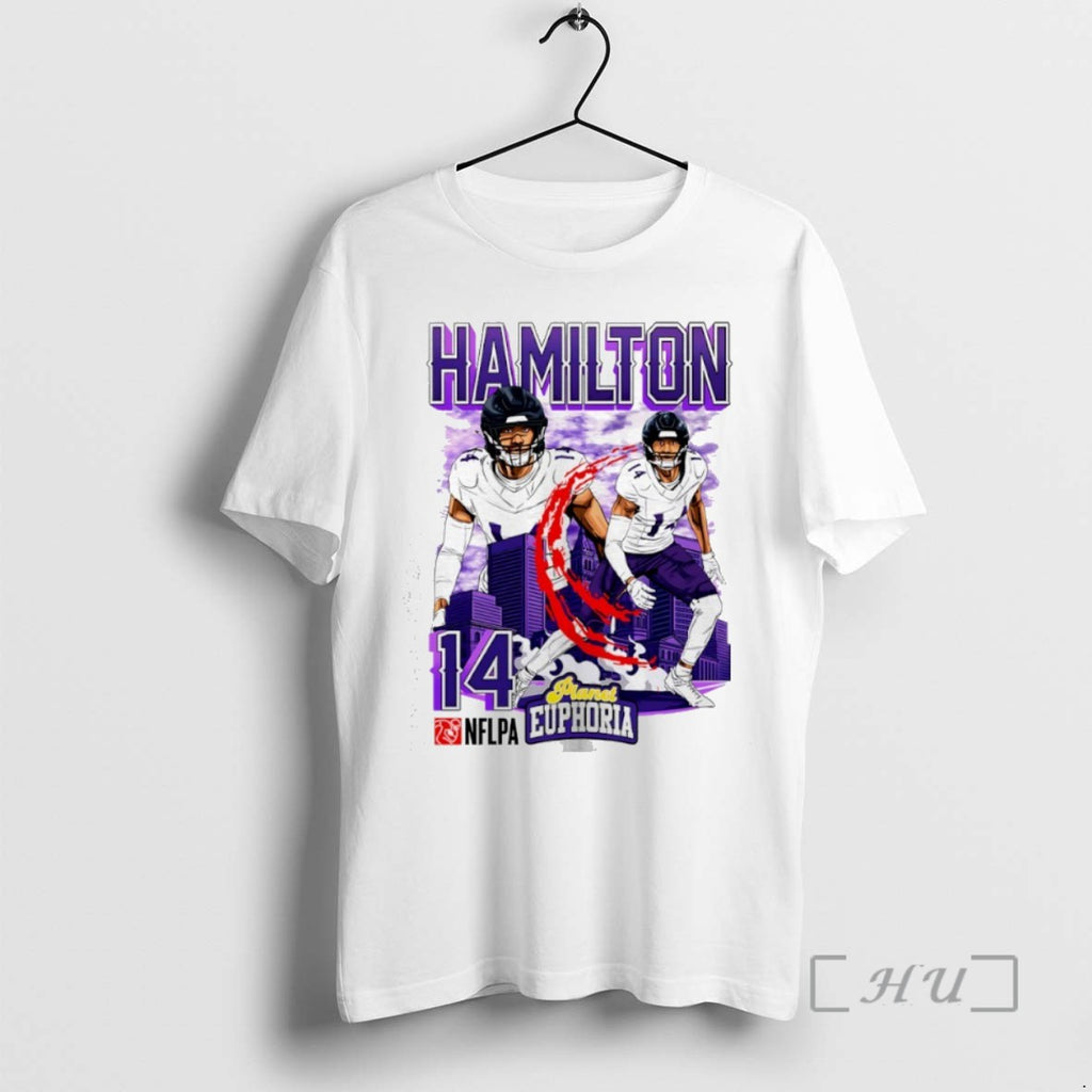 Officials Kyle Hamilton 14 Baltimore Ravens Football Comic T Shirt Sweater