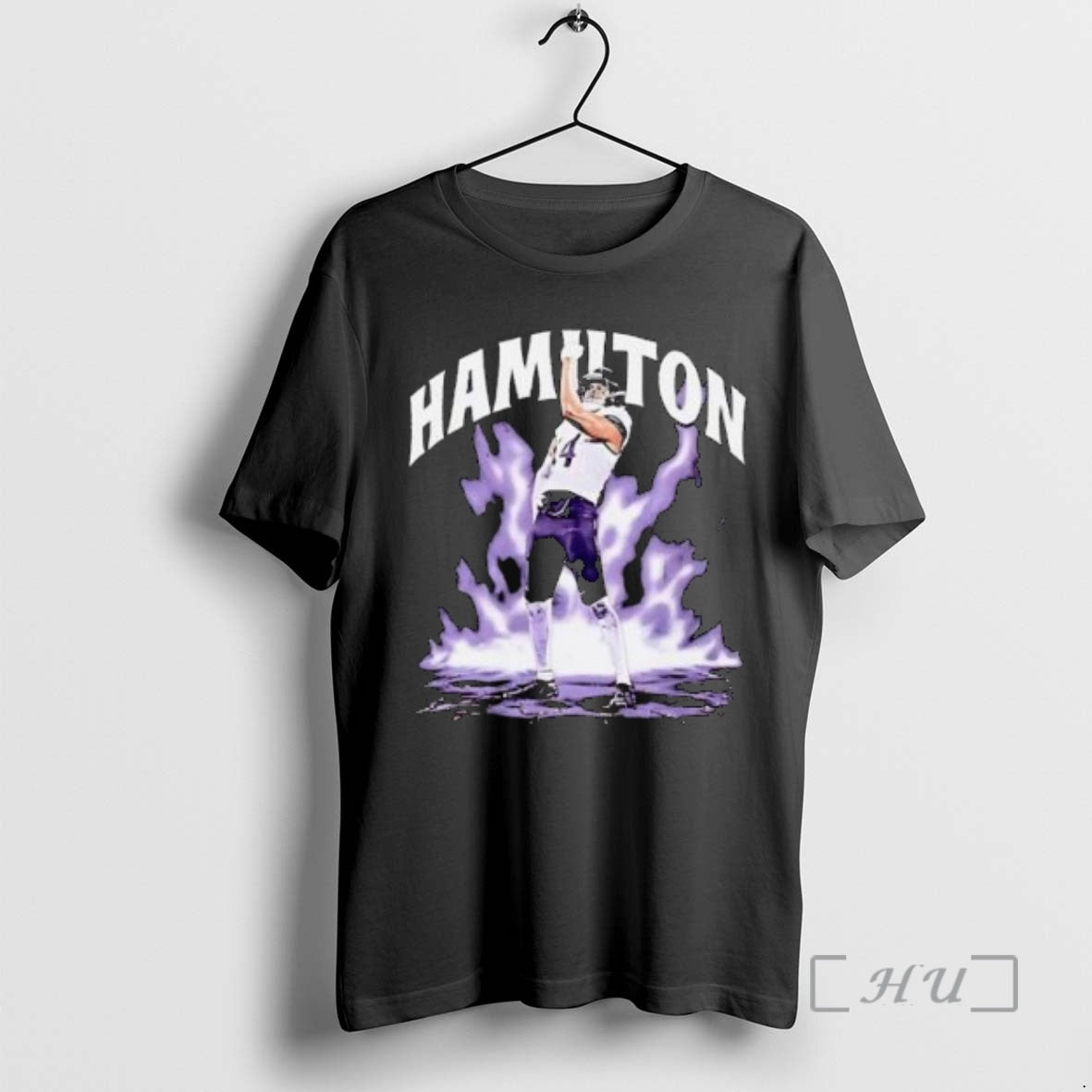 Officials Kyle Hamilton Aura Baltimore Ravens Circle Black Shirt Hoodie Sweatshirt | PurePodTees.com