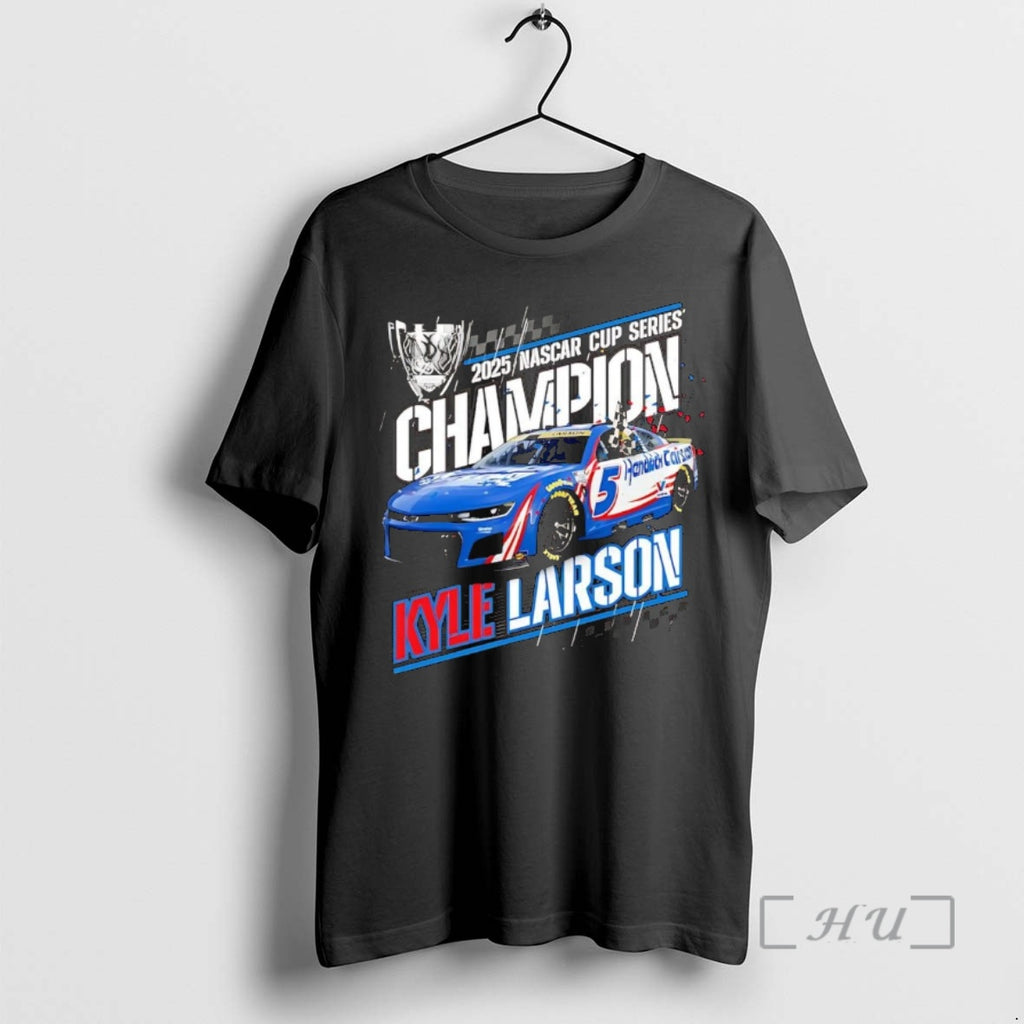 Officials Kyle Larson 2025 Nascar Cup Series Champions Shirt Hoodie Sweatshirt | PurePodTees.com