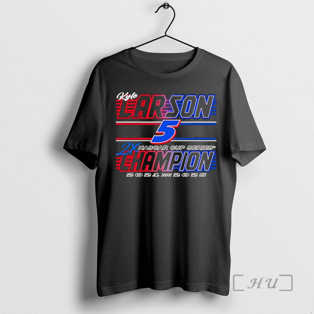 Officials Kyle Larson 2x Nascar Cup Series Champions Shirt Hoodie Sweatshirt | PurePodTees.com
