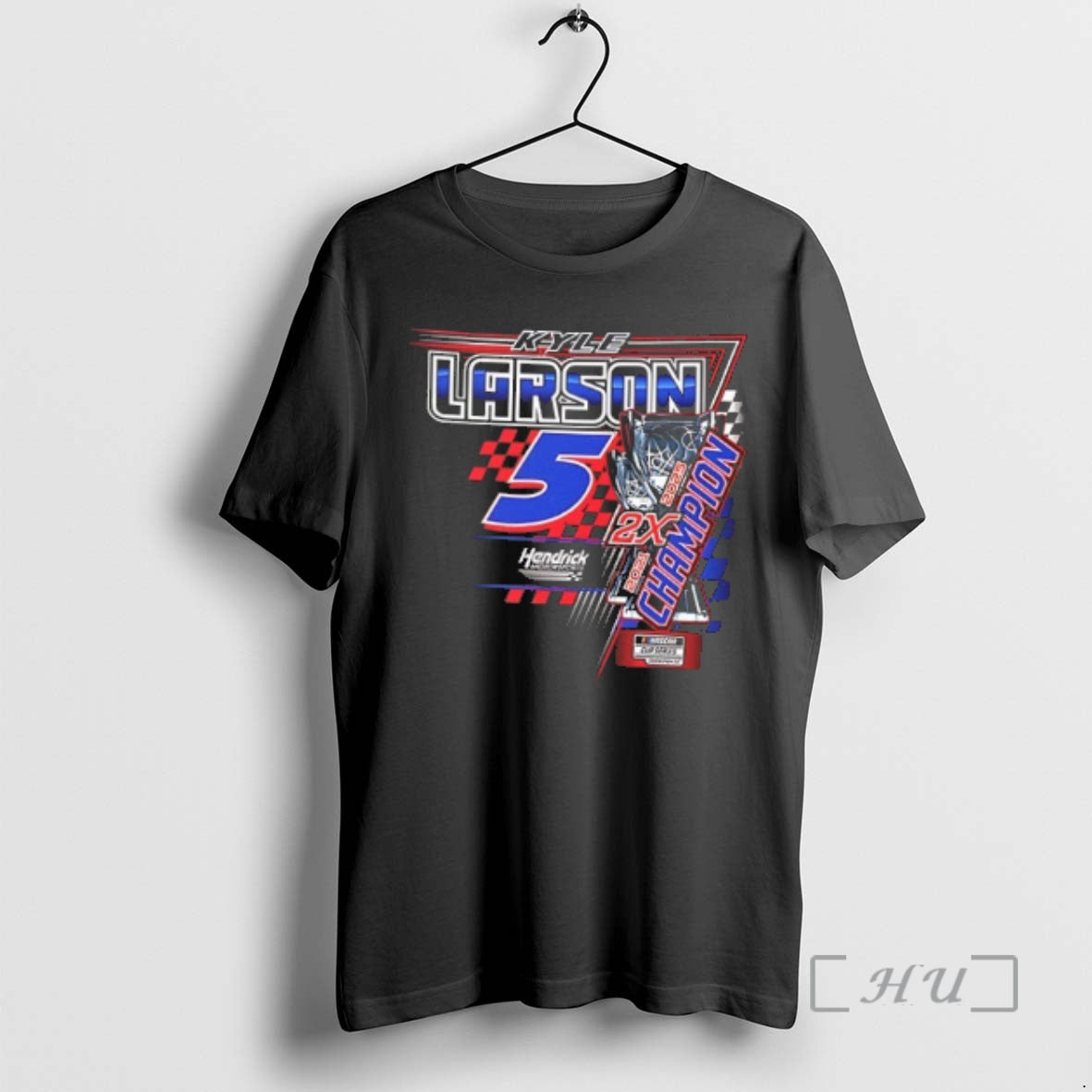 Officials Kyle Larson 5 2 Time Nascar Cup Series Champion 2 Sided Shirt Hoodie Sweatshirt | PurePodTees.com