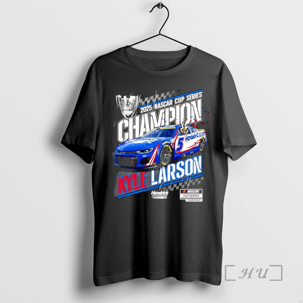 Officials Kyle Larson Hendrick Motorsports Team Collection 2025 Nascar Cup Series Champion Christmas Premium Shirt Hoodie...