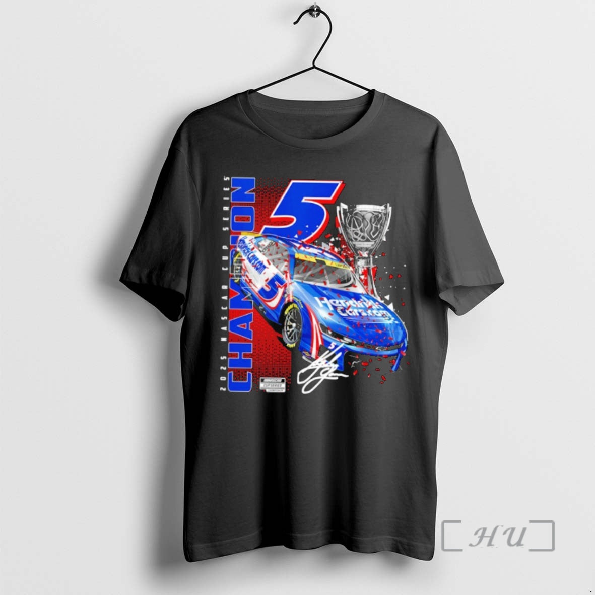Officials Kyle Larson Hendrick Motorsports Team Collection 2025 Nascar Cup Series Champion Car Premium Shirt Hoodie...