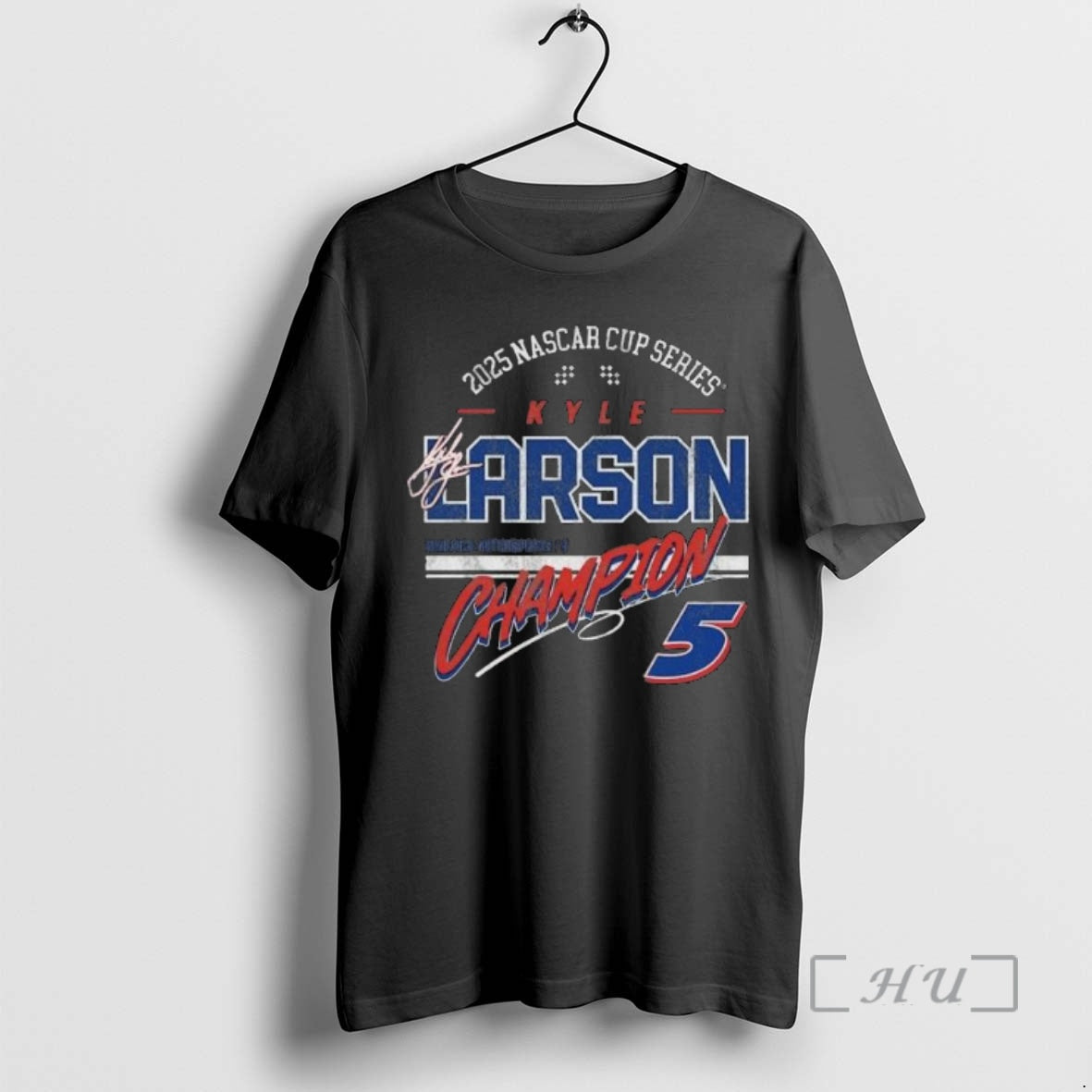 Officials Kyle Larson Hendrick Motorsports Team Collection 2025 Nascar Cup Series Champion Banner Premium Shirt Hoodie...