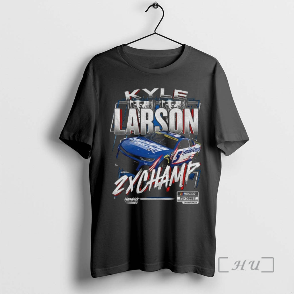 Officials Kyle Larson Hendrick Motorsports Two Time Nascar Cup Series Champion Trophy 2025 Premium Shirt Hoodie Sweatshirt