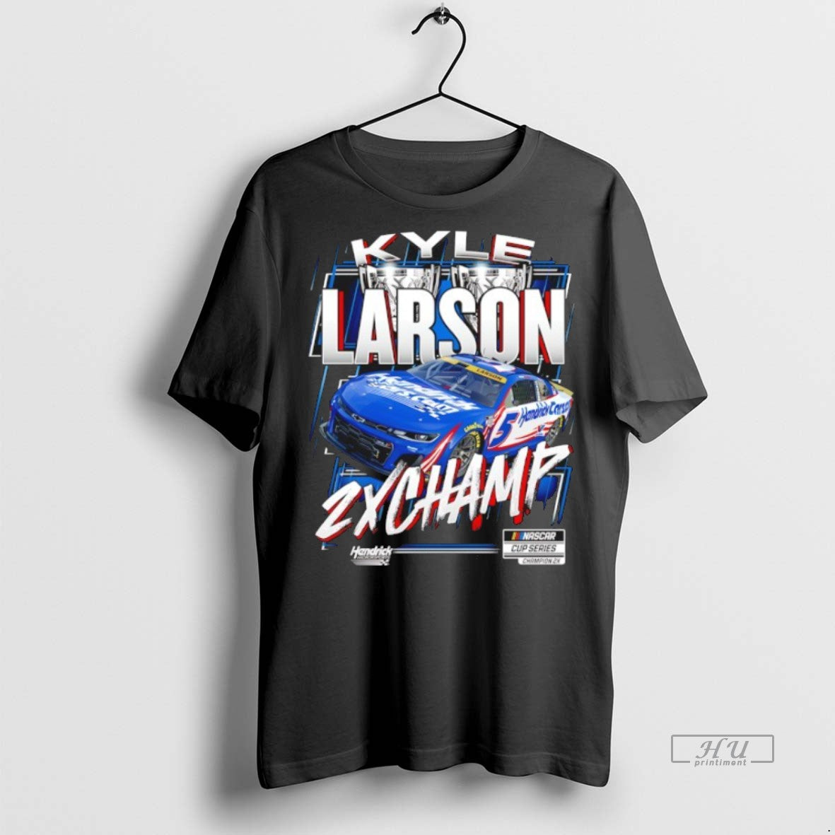 Officials Kyle Larson Hendrick Motorsports Two Time Nascar Cup Series Champion Trophy Premium Shirt Hoodie Sweatshirt