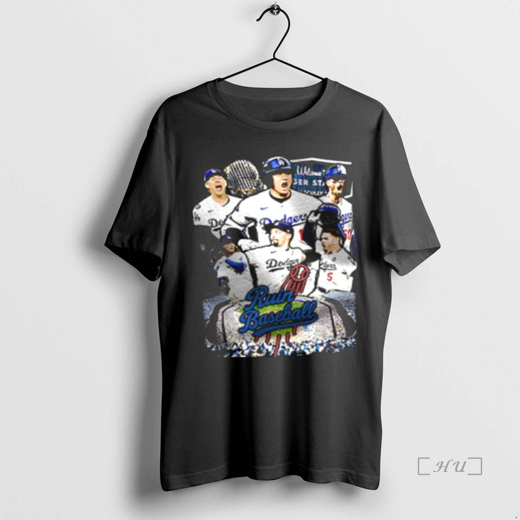 Officials La Dodgers Ruin Baseball Shirt Hoodie Sweatshirt | PurePodTees.com