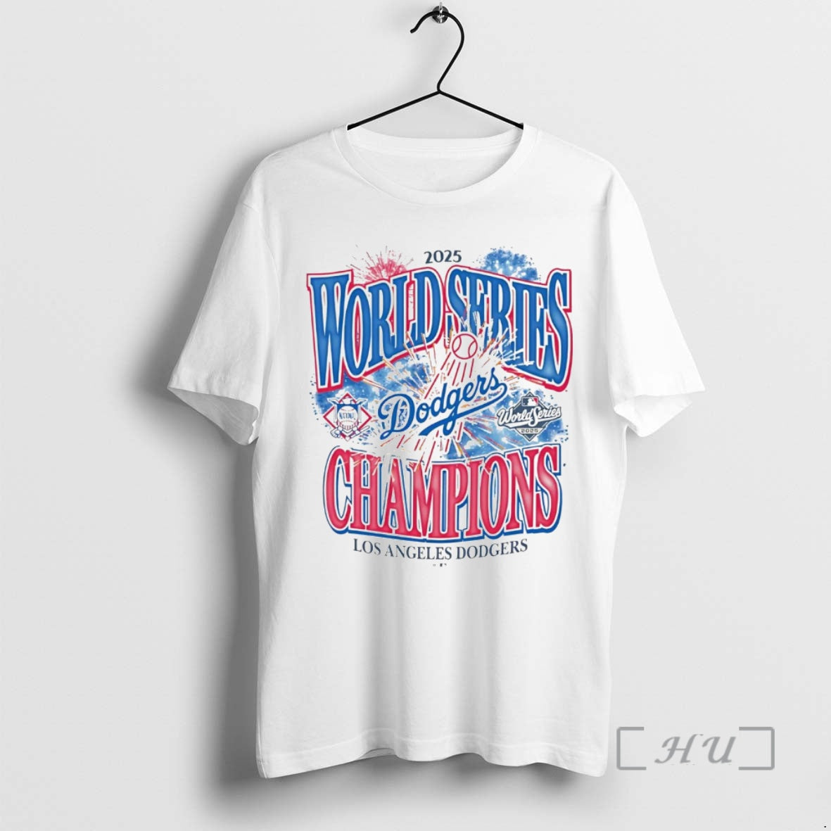 Officials La Dodgers World Series Champions 2025 Firework Shirt Hoodie Sweatshirt | PurePodTees.com