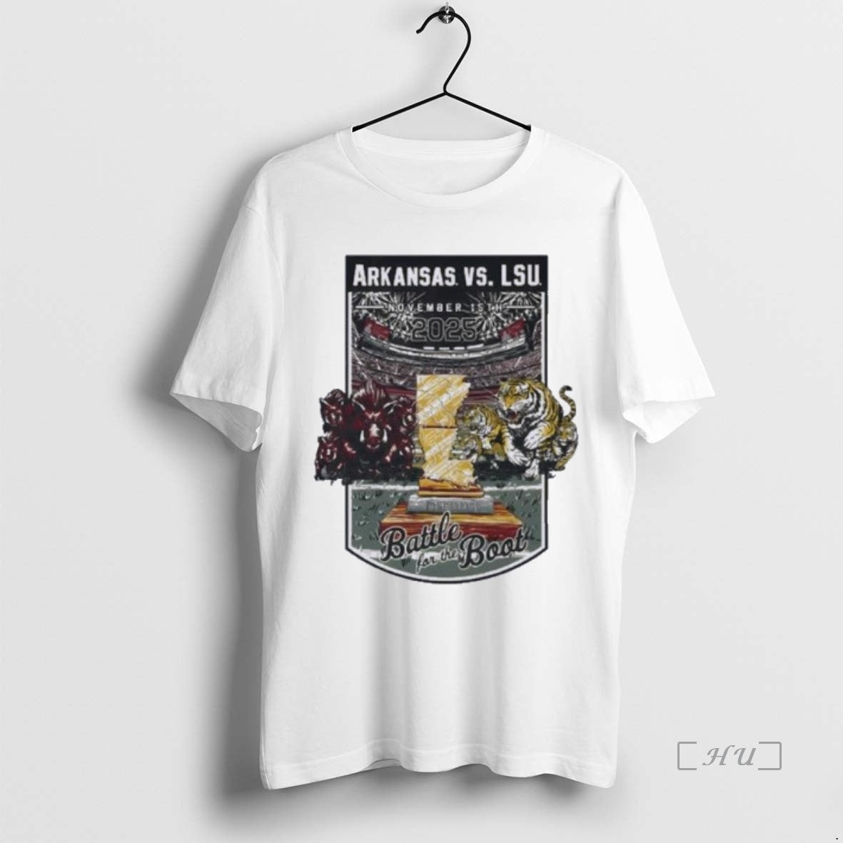 Officials Lsu Vs Arkansas 2025 Rivalry Shirt Hoodie Sweatshirt | PurePodTees.com