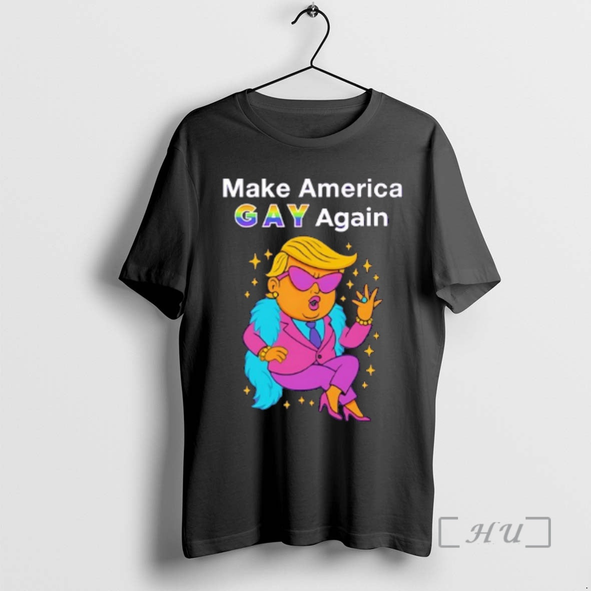 Officials Lady Trump Make America Gay Again Funny Shirt Hoodie Sweatshirt | PurePodTees.com
