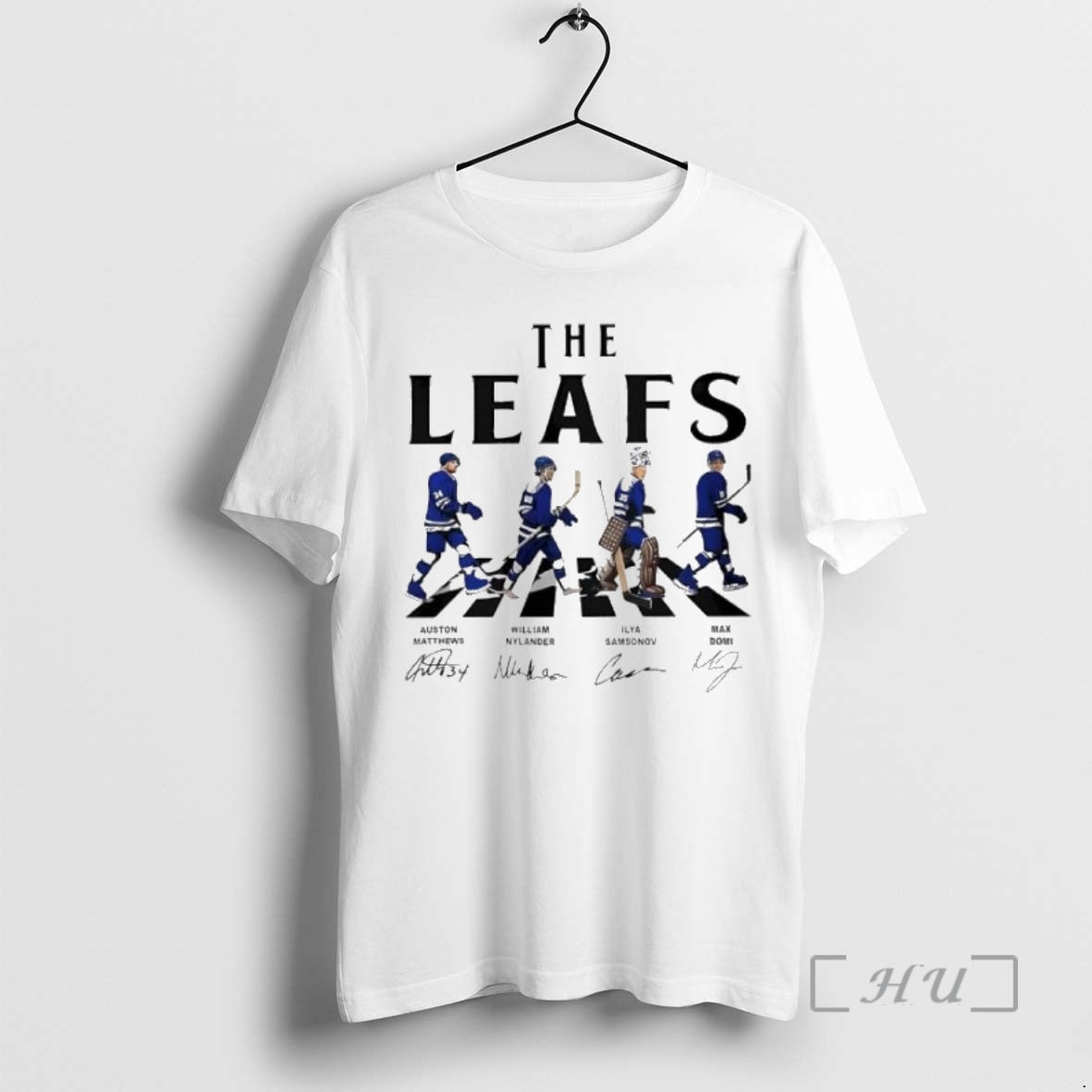 Officials Leafs Walking Abbey Road Signatures Ice Hockey Shirt Hoodie Sweatshirt | PurePodTees.com