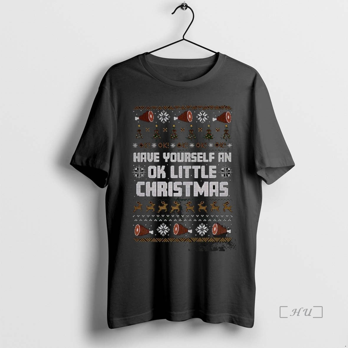Officials Leigh Mcnasty Have Yourself An Ok Little Christmas Ugly Pork Trotters Premium T Shirts Hoodie Sweatshirt