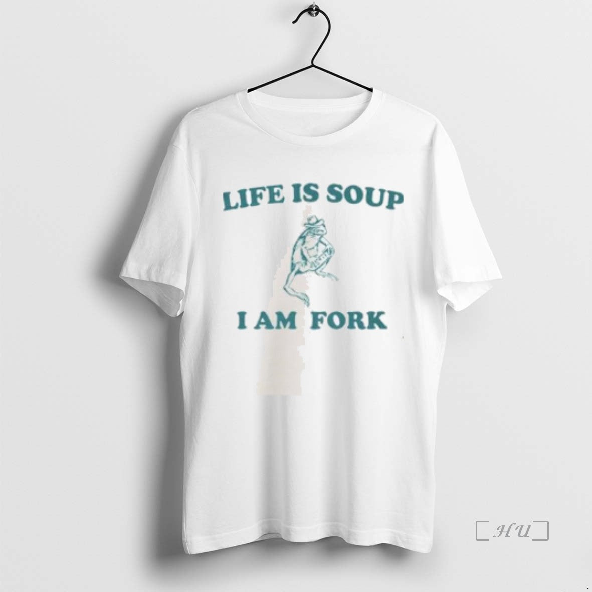 Officials Life Is Soup I Am Fork Frog Shirt Hoodie Sweatshirt | PurePodTees.com