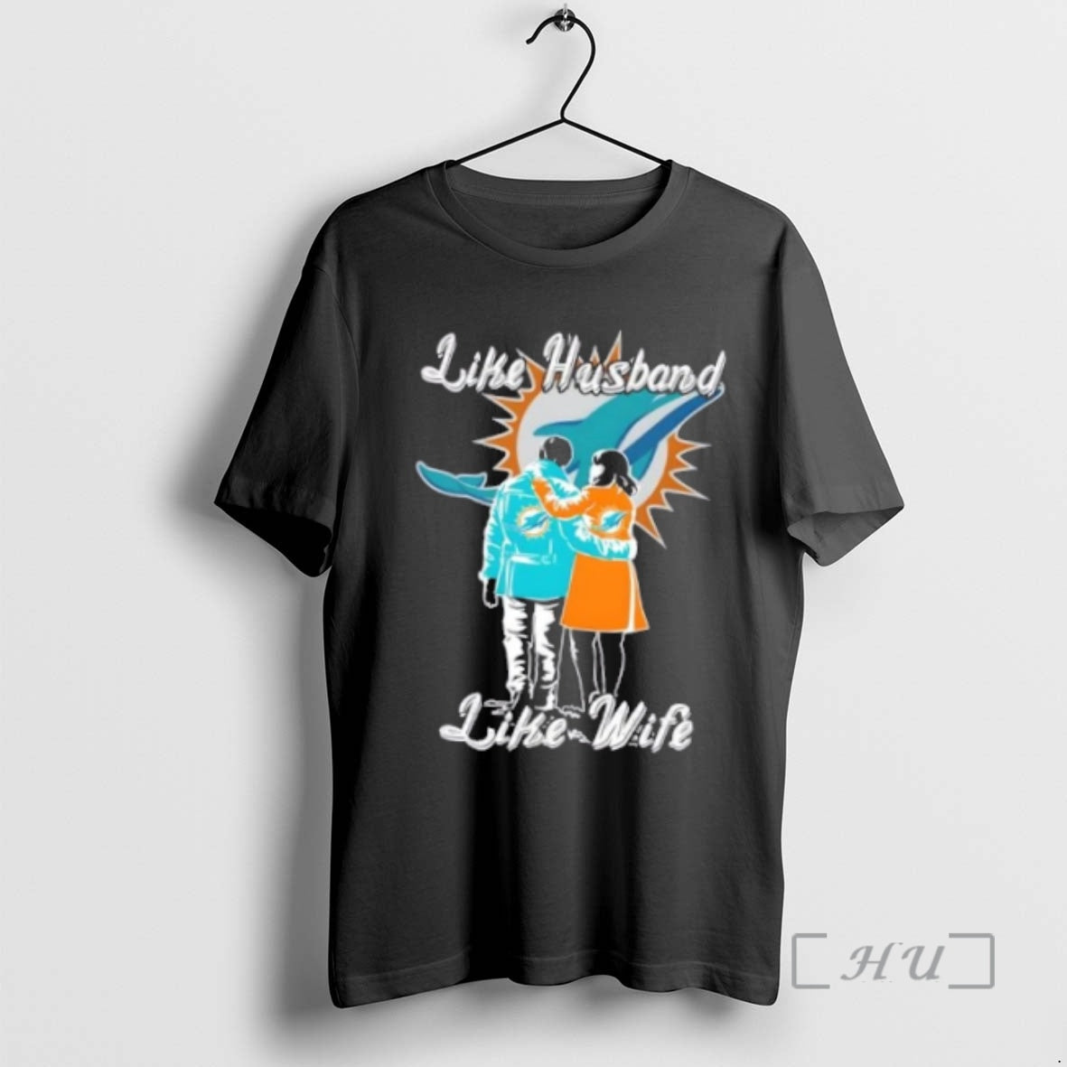 Officials Like Husband Like Wife Like Miami Dolphins Shirt Hoodie Sweatshirt | PurePodTees.com