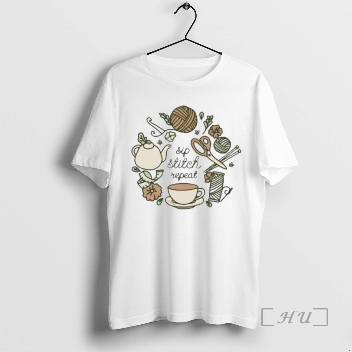 Officials Loepsie Green Jasmine Peach Circle White Shirt Hoodie Sweatshirt | PurePodTees.com