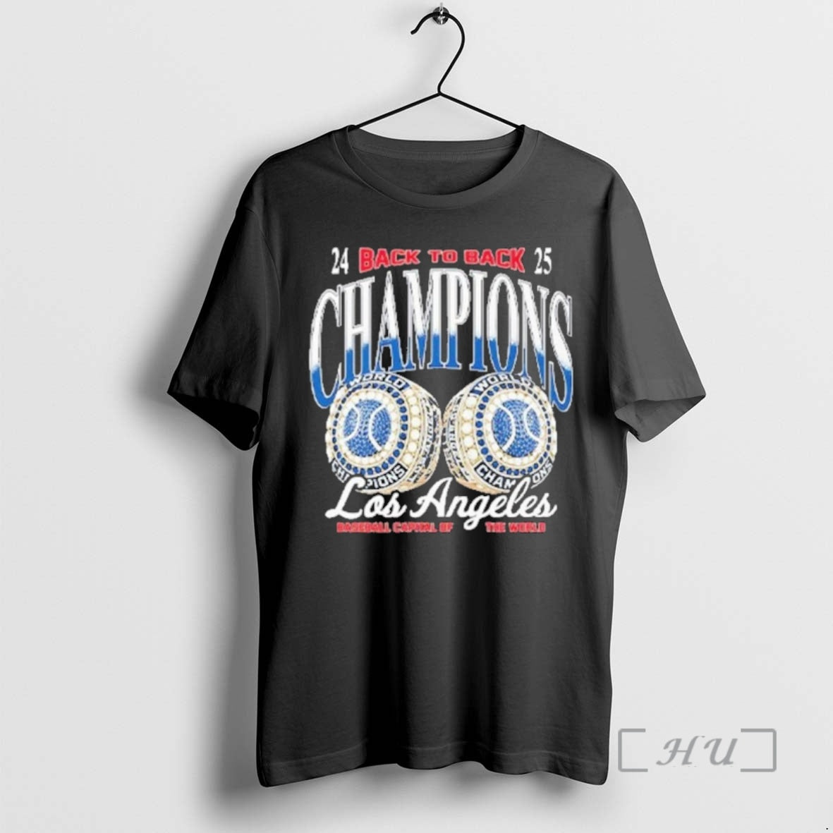 Officials Los Angeles Baseball Capital Of The World Back To Back Champions Shirt Hoodie Sweatshirt | PurePodTees.com